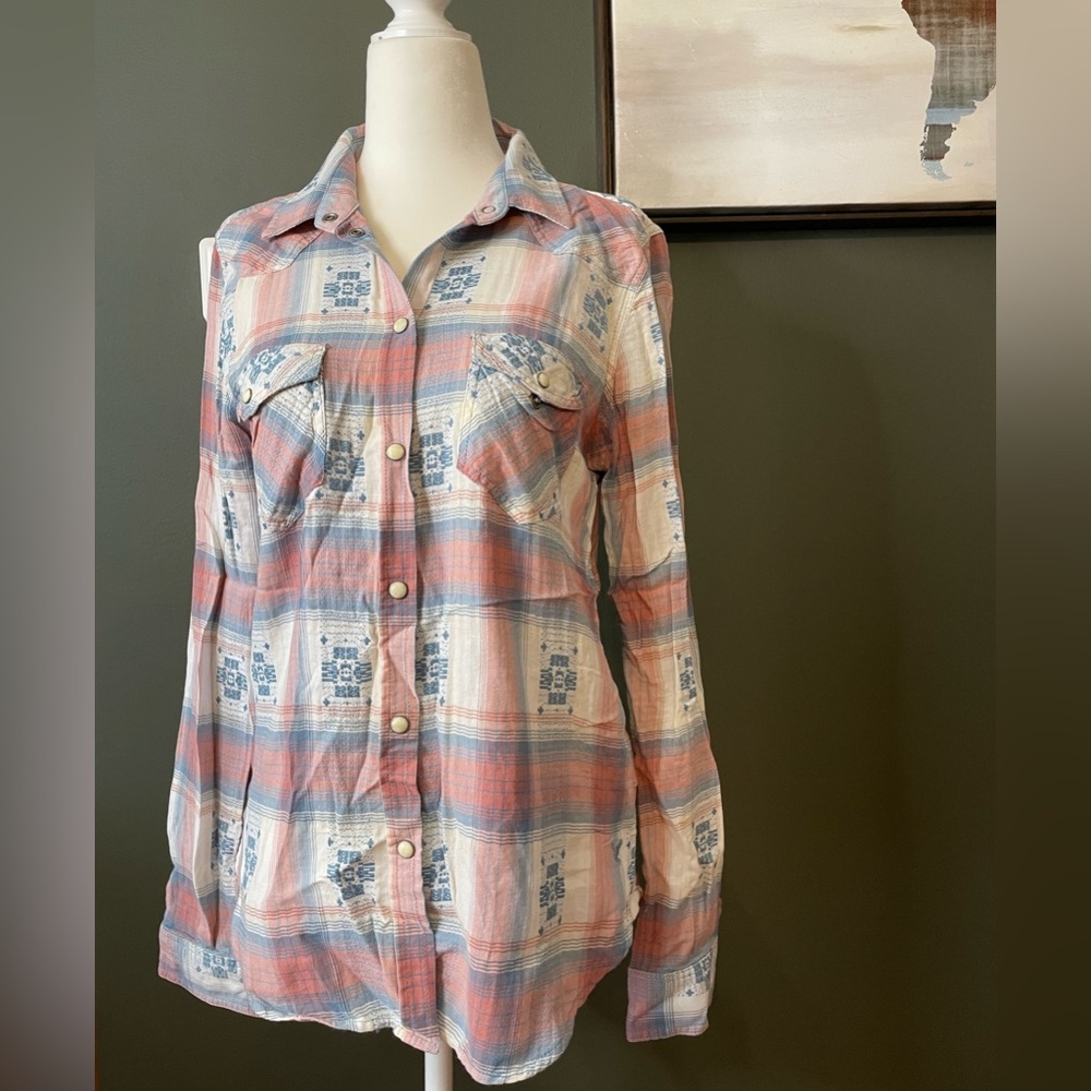 American Eagle Outfitters Vintage Boyfriend Plaid Shirt